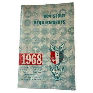 Boy Scout Requirements Vintage 1968 Rank Tenderfoot to Eagle Merit Badges BSA